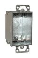 Hubbell Raco 519 Single Gang Switch Box With Clamps Alloy Steel Painted Gray Compact Electrical Housing 10 Pack 