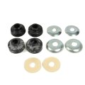 Strut Rod Bushing Set For 1990 Dodge Shadow Spirit Natural Rubber Black 0 87 In Inside Diameter Front Position