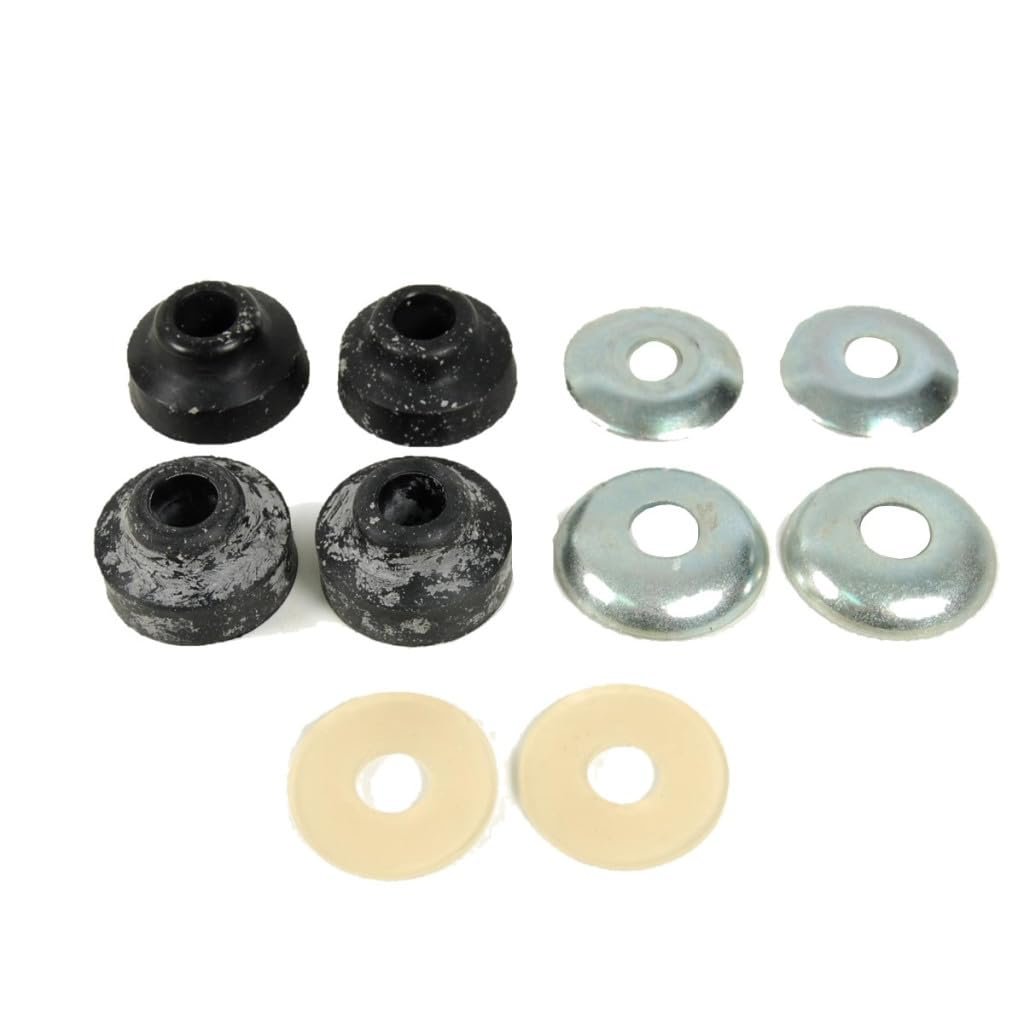 Strut Rod Bushing Set For 1990 Dodge Shadow Spirit Natural Rubber Black 0 87 In Inside Diameter Front Position