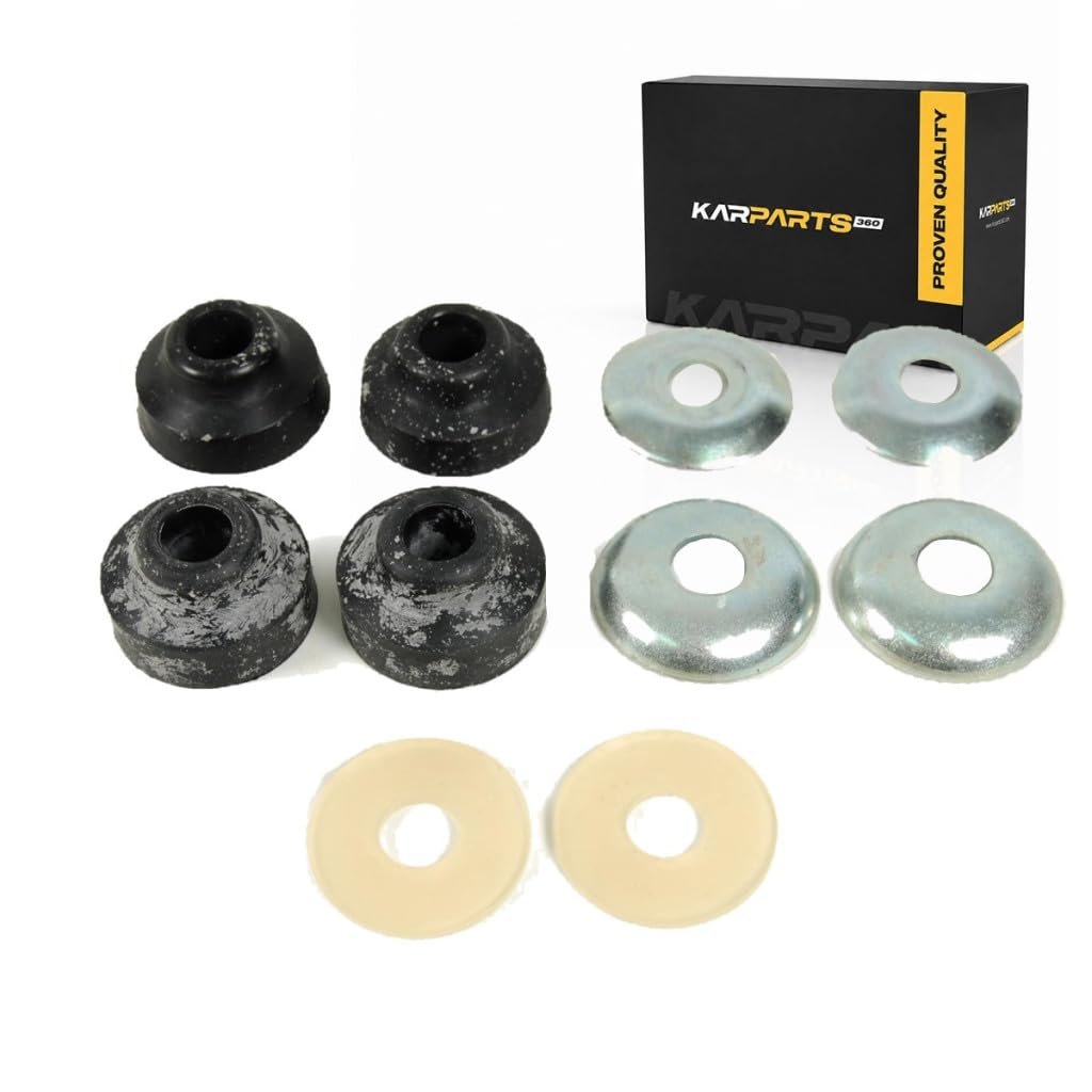 Strut Rod Bushing Set For 1990 Dodge Shadow Spirit Natural Rubber Black 0 87 In Inside Diameter Front Position