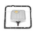 Automatic Transmission Filter Oil Pan Gasket Plastic Silver Black 