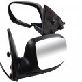 Black Left And Right Side View Mirror Power Heated Fits For 1999-2002 Chevy Silverado Suburban 1500 2500 3500 Gmc Sierra Yukon 