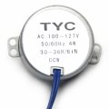 Fielect Synchronous Motor Ac 110v 30rpm Turntable Synchron Ccw Direction 4w Tyc-50 Horizontal Hole Tapping Shaft