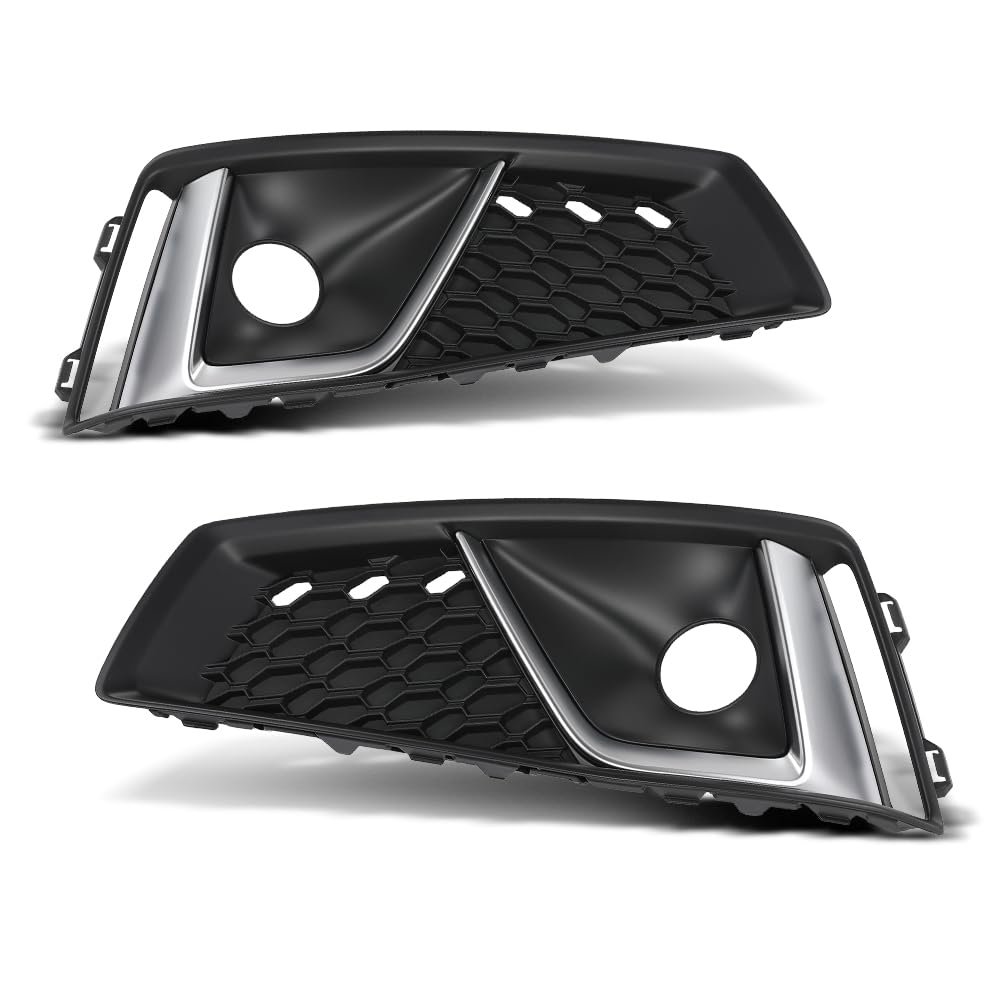 Front Bumper Grille Cover Fog Light Lamp Grill Bezel Left And Right Side For Audi A4 S-line Quattro S4 2019 8wd807681j
