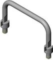 1 46 X 3 Lg 4-28 8 Dp Thds Black Anodized Finish Aluminum Folding Round 90o Free Fall Pull Handle Each 