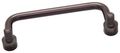 1 46 X 3 Lg 4-28 8 Dp Thds Black Anodized Finish Aluminum Folding Round 90o Free Fall Pull Handle Each