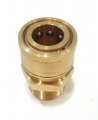 The Rop Shop M22 Mpt X 3 8 Brass Quick Connect Coupler For Valley Industries 8102 8518 00