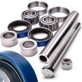 Front Wheel Bearing And Axle Sleeve Rebuild Kit For Scag 43581 482621 482622 43584 04001-134 304 Stainless Steel 1 2 In Bolt 