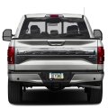 Ipick Image Made For Ford Super-duty In 3d Dark Gray Letters On Black Metal License Plate Frame