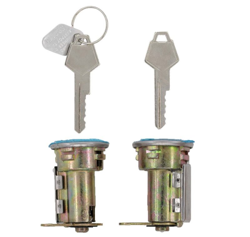 Xtremeamazing Pair Door Lock Cylinder Tumbler Keys Set For Pickup Van Truck