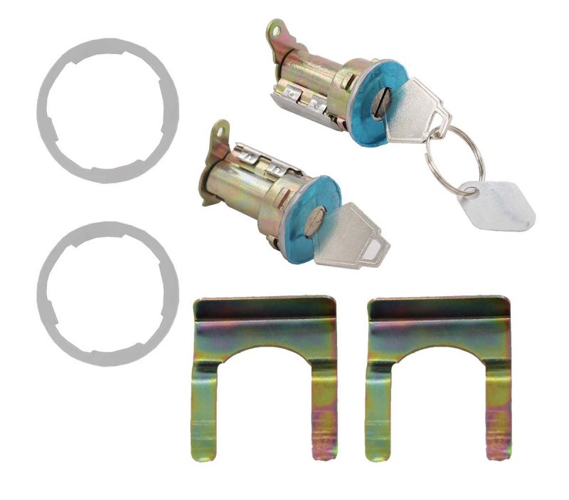 Xtremeamazing Pair Door Lock Cylinder Tumbler Keys Set For Pickup Van Truck