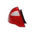 Tail Light Assembly For Ford Fusion 2010 2011 2012 Driver Side Capa Certified Red And Clear Plastic Lens Replaces 9e5z13405a 
