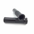 Httmt Trhb-b- Motorcycle Black Cnc Anti-skid Rubber Hand Grips Fit For Bimmer S1000rr Aprilia Buell Ducat Panigale Cbr Yamah 