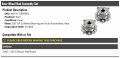 Rear Wheel Bearing Hub Assembly Set Of 2 Compatible With 2005-2012 Nissan Pathfinder