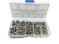 Hvazi 280pcs Metric M2 5 M3 M4 M5 M6 M8 304 Stainless Steel Hex Nuts Assortment Kit For Screw Bolt