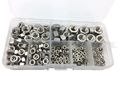 Hvazi 280pcs Metric M2 5 M3 M4 M5 M6 M8 304 Stainless Steel Hex Nuts Assortment Kit For Screw Bolt 