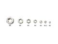 Hvazi 280pcs Metric M2 5 M3 M4 M5 M6 M8 304 Stainless Steel Hex Nuts Assortment Kit For Screw Bolt