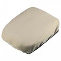 Car Center Console Armrest Cover Protector Neoprene Fabric For Subaru Outback 2020-2023 Brown 