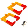 Zento Deals Univerl Security Wheel Lock Heavy Duty Clamp Thief Protector A Protective Parking Tire Claw Adjustable 7 28a 11 81a 