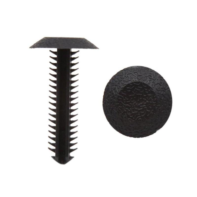 100 Pcs Plastic Retainer Interior Weatherstrip Door Card Trim Clips 8mm X 7mm Hole For Automotive