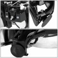 Auto Dynasty 4pcs Headlights Assembly With Bumper Lamps Compatible Chevy Silverado 1500 2500 3500 Suburban Tahoe 1999-2006