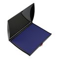Shiny As-shi0940202 Large Stamp Pad Felt Plastic Cover S4 5 X 7 Blue Ink 
