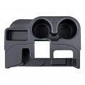 Astra Depot Black Center Console Tray Box Cup Holder Add-on Compatible With 2003-2012 Dodge Ram 1500 2500 3500