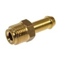 Fuel Hose Fitting Brass Barb And Thread 1 4 In Size Fine 7 16-24 Alx-pau-rb-785-400d-cl360a50 