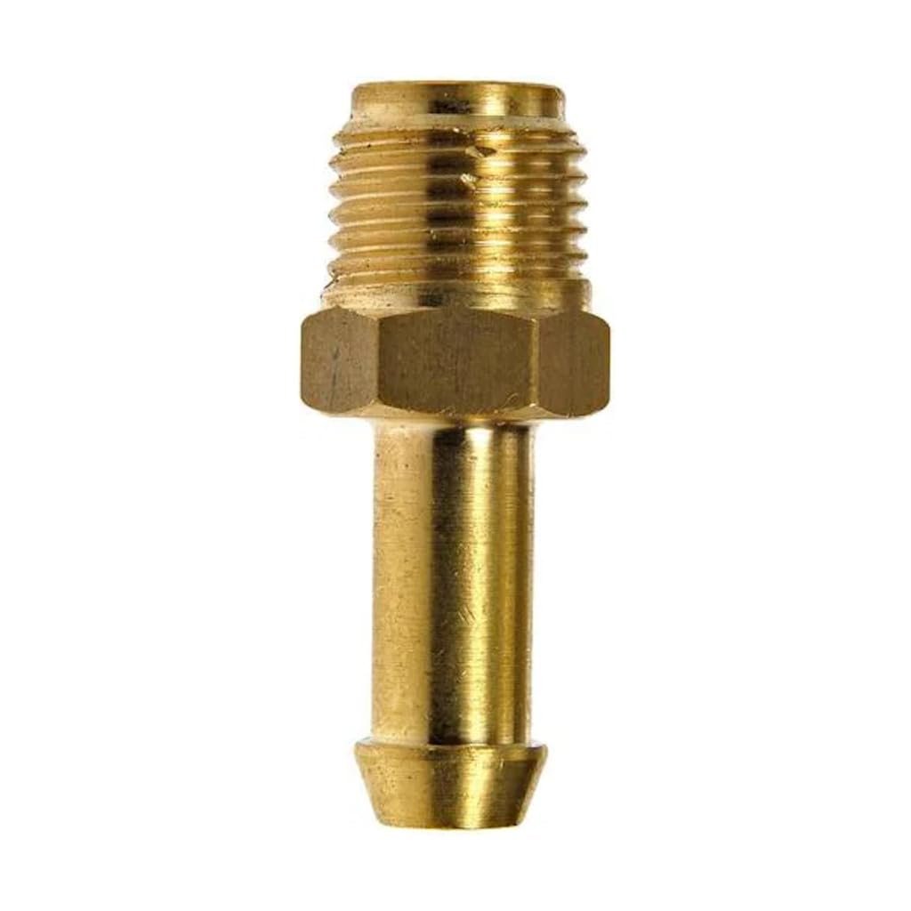 Fuel Hose Fitting Brass Barb And Thread 1 4 In Size Fine 7 16-24 Alx-pau-rb-785-400d-cl360a50