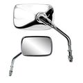 Ken Sean 941095 Chrome Universal Mini Rectangle Mirror 