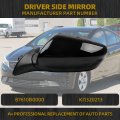 Left Driver Side Door Mirror For Kia Forte 2017 2018 Heated Manual Folding Power Adjustment Glass Replace 87610b0000 Ki1320213