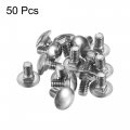 Uxcell 1 4-20x1 2 Carriage Bolt Round Head Square Neck 304 Stainless Steel 50pcs