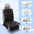Car Seat Cover Universal Protector With Side Pockets Soft Padded Cushion For Baby Safety Durable And Waterproof Black Red 1 Set