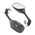 Tcmt Carbon Side Rear View Mirrors Signal Fits For Suzuki Gsxr1000 2005-2016 Gsxr600 Gsxr750 2006-2021