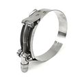 Stainless Steel T-bolt Hose Clamp Sstc-89-97 3 50 In To 82 Range 4 Band Width Industrial Polish Finish 