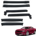Convertible Top Front Center Side Rail Rubber Weatherstrip Kit Replacement For Mustang 2001 2002 2003 2004 