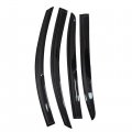 Outside 4 Pieces Black Window Visors Shade Sun Rain Wind Guards Cover Acrylic Replacement For 2008-2012 Honda Accord
