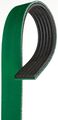 Fleetrunner Heavy Duty Micro V Serpentine Drive Belt K060425hd Green Color Stock Size 