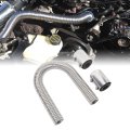Stainless Steel Flexible Radiator Coolant Hose Kit With Cap Efficient Cooling Easy Installation Longer Lasting Durability For