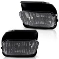 Fog Lights Fit 03-06 Chevy Silverado 1500 2500 3500 Hd Models Avalanche Fit No Cladding Only 07 Left Right Smoky Lens 