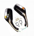 8mm Rear View Mirrors Scooter Moped Gy6 50cc 150cc 250cc Roketa Taotao Black 