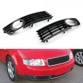 Topteng 2 Pcs Low Bumper Fog Light Lamp Grille Grill Cover For Audi A4 B6 2002-2005 8e0807681 8e0807682