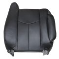 Front Passenger Side Top Lean Back Seat Cover Black Microfiber Leather For Chevy Silverado Tahoe Suburban Avalanche Gmc Sierra 