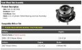 Front Wheel Bearing Hub Assembly Compatible With 2007-2012 Nissan Altima 2 5l 4-cylinder