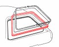 Auto Krafters Compatible Replacement For Back Glass Seal Weatherstrip 1971-78 Pinto And 1975-78 Bobcat Runabout Hatchback