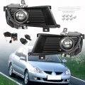 Fog Lights Assembly With Switch And Wiring Kit For Lancer 2004 2005 Clear Driving Set Of 2 Front Replacement Wj30-0171-09