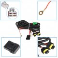 2pcs Fog Lights Assembly With Switch And Wiring Kit Replacement For 2004-2005 Lancer 