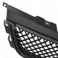 Hecasa Front Upper Grille Compatible With 2008-2014 Cadillac Cts-v Ctsv Coupe Wagon Sedan Mesh Grill Shell Painted Black