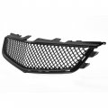 Hecasa Front Upper Grille Compatible With 2008-2014 Cadillac Cts-v Ctsv Coupe Wagon Sedan Mesh Grill Shell Painted Black