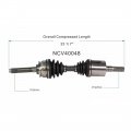 Front Passenger Cv Joint Axle Shaft Assembly For Isuzu Rodeo And Honda Passport 1996 1997